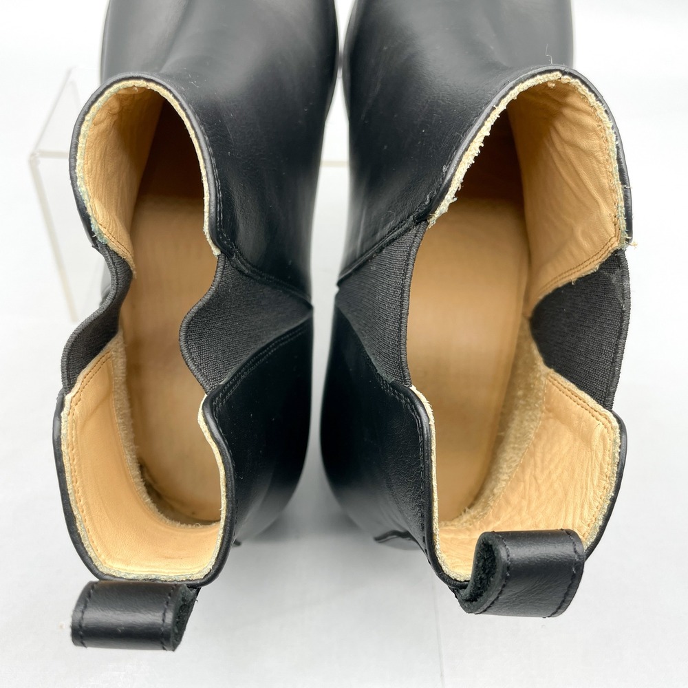 Nisolo Womens 10 Eva Everday Chelsea Boots Black Leather Pointed Toe Booties - Picture 8 of 12